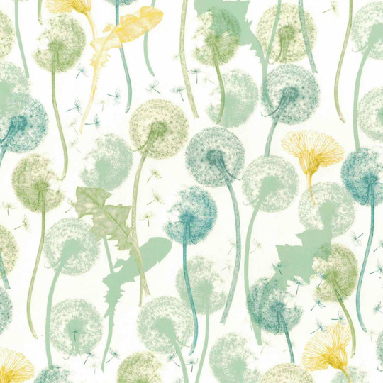 Mixed Dandelions Print Italian Paper ~ Tassotti